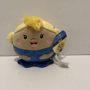 Bendon Plush Goldilocks Doll 5" Stuffed Animal Soft Toy Blue Yellow